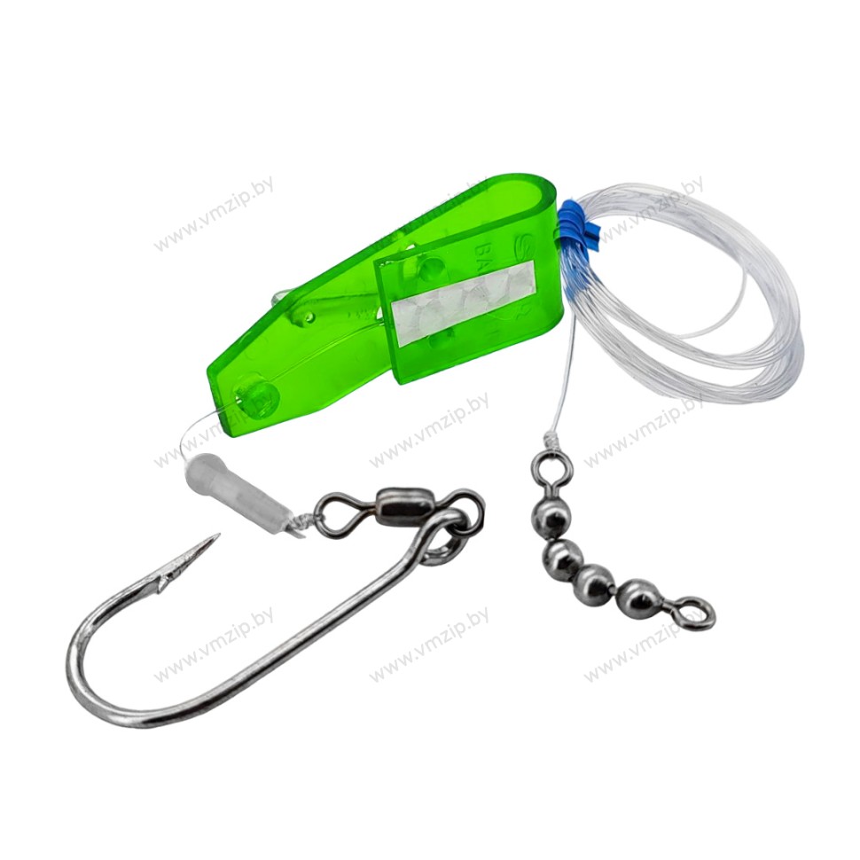 Блесна троллинговая Клипса Roller Baiter Green 885 Fin 3"