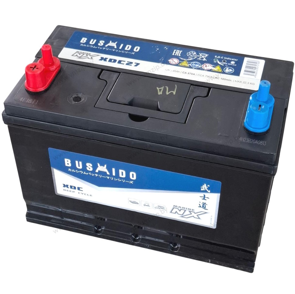 Аккумулятор Bushido XDC27 (NX XDC27) (marine) 12V/95AH