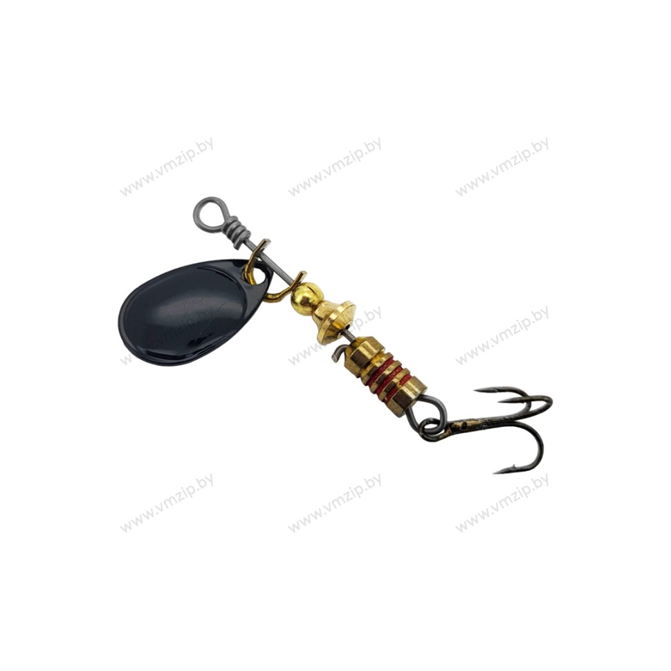 Блесна вращающаяся Nor Stream Aero Spinner №00 black 1,5гр