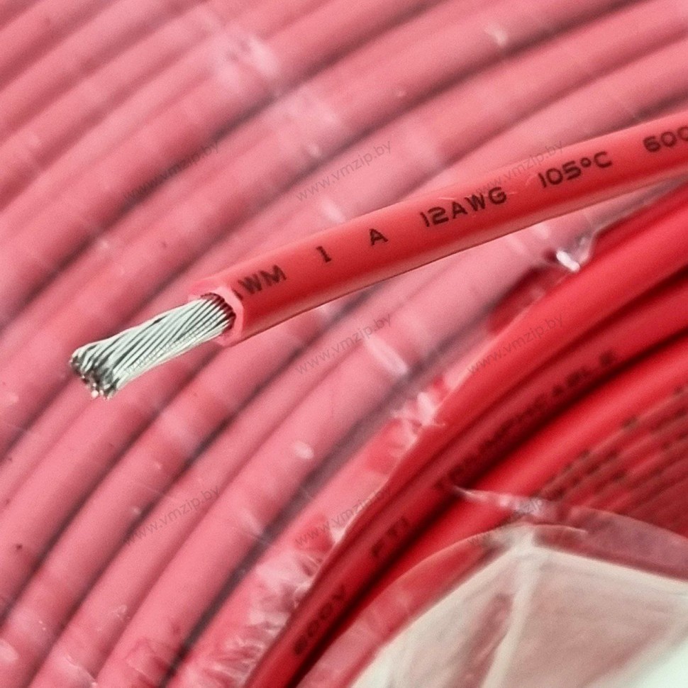 Кабель 12AWG 3.33 мм² красный SF52001-1201