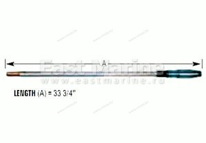 Вал приводной Yamaha 650/701 Wave Raider(DLX), Wave Runner III/760 Wave Raider'96, (6R8-45511-00-00)