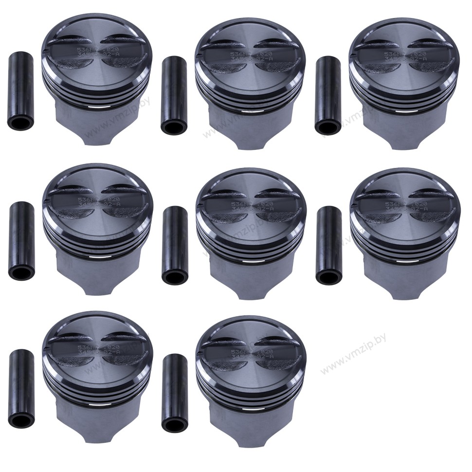 Поршни, комплект, GM 5.0L, + 0.020"