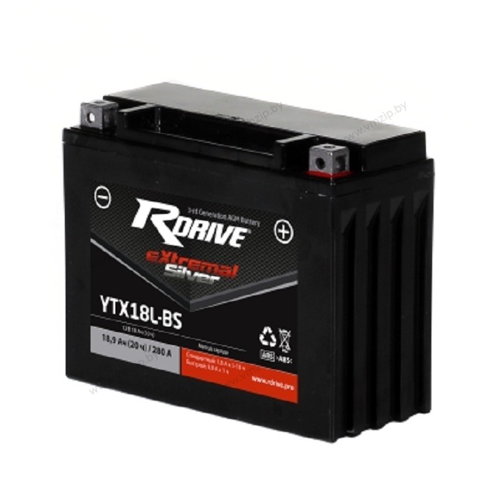 Аккумулятор R-Drive Exstremal Silver YTX18L-BS