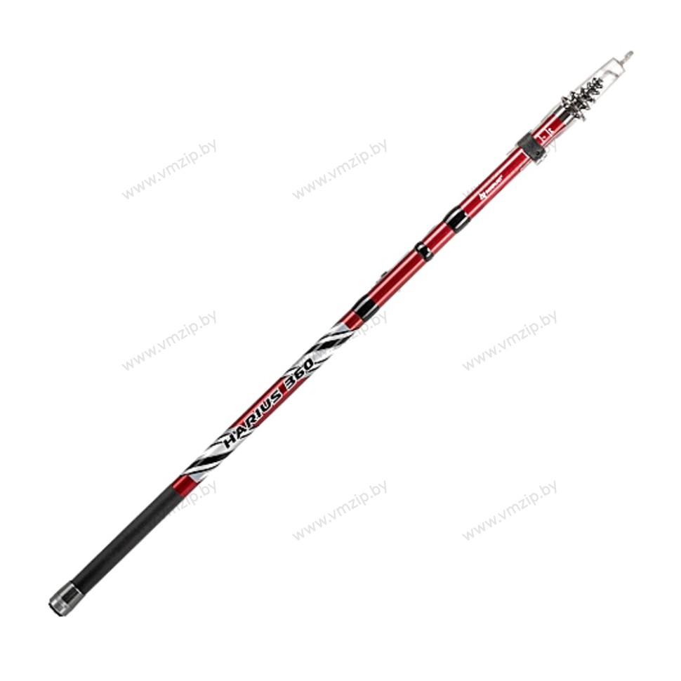 Удилище телескопическое с кольцами NISUS HARIUS 3,6м 30-60гр (N-H-360K)