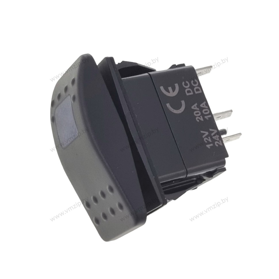 Включатель (On)-Off-On, DPDT, 12V, 20A SF50708-5-A3BB