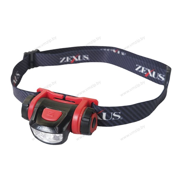 Фонарь налобный ZEXUS 90 LUMEN ZX250BK
