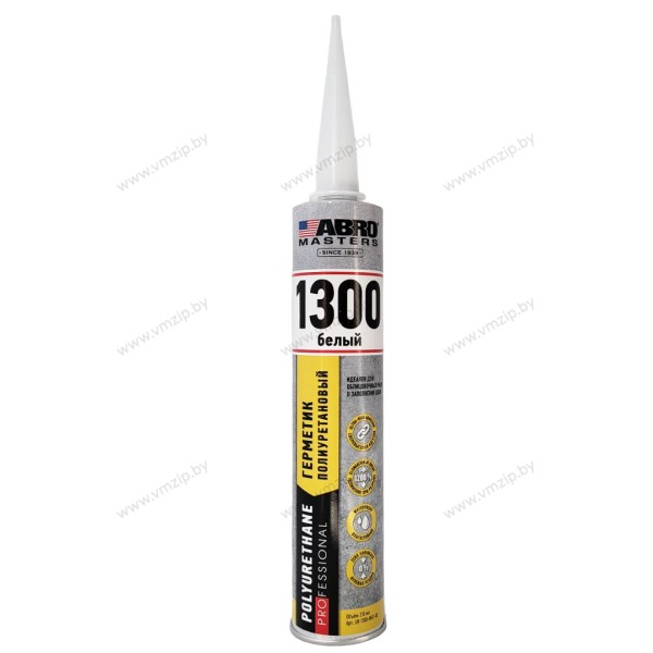 Герметик полиуретановый ABRO MASTERS (белый) 310 мл UR-1300-WHT-RE