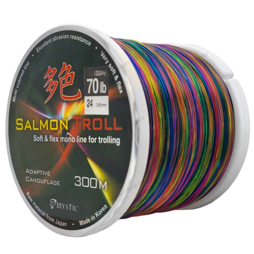 Комплект-удилище для даунриггера MYSTIC Salmon Downrigger 80M 2,4м/катушка/леска