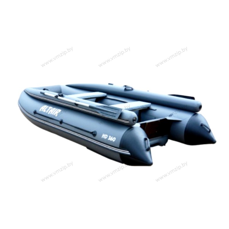 Лодка надувная моторная ALTAIR HD360FB фальшборт с НДНД серый