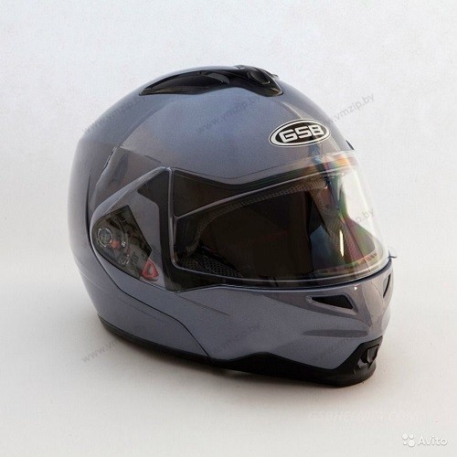 Шлем G-339 GREY MET серый металик