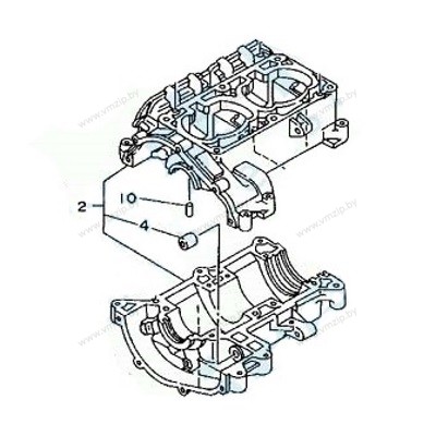 Картер на Ямаха 760 97 г.в. 64Х-15100-00-94