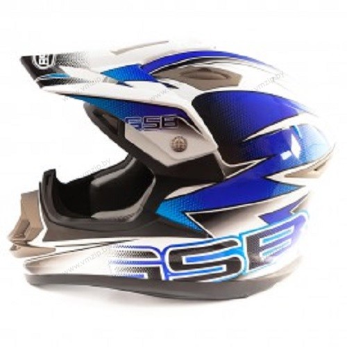 Шлем XP-14 B PRO RACE BLUE бело/синий