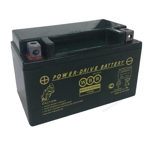 Аккумулятор WBR 150*88*93 MT12-10A (полярность прямая)