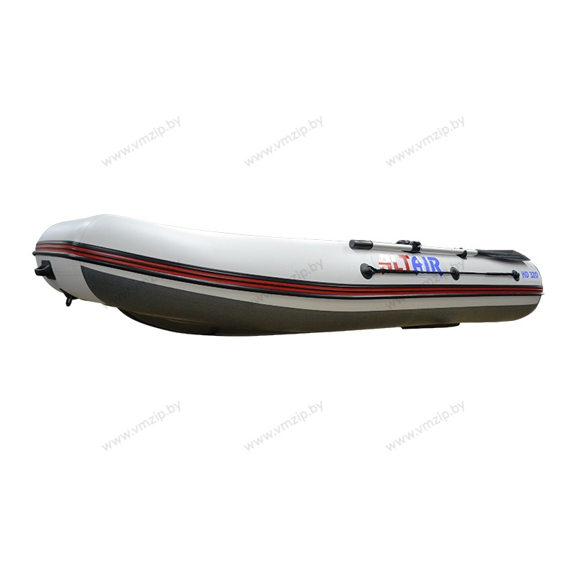 Лодка надувная моторная ALTAIR HD320 с НДНД белый/серый