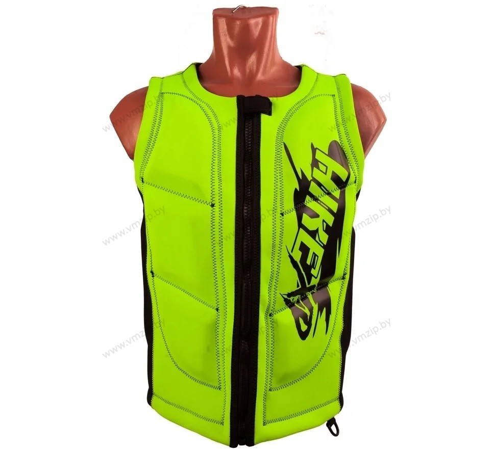 Водный спортивный жилет hikeXp Anti shock Green-black neopren, размер S 101GB-510S