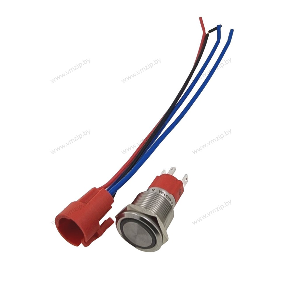 Выключатель с подсветкой (синяя) 12V SF54027-19B1-L