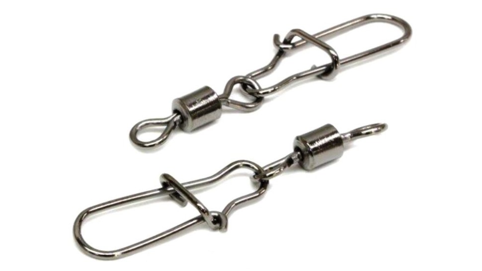Карабин с вертлюгом DAIWA Fast Lock Swivel 1/0 тест:42кг уп. 10шт