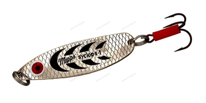 Блесна колеблющаяся MEPPS Syclops AG/ROUGE №3 26гр silver