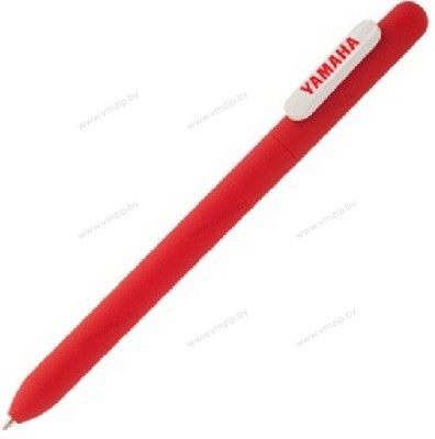 Ручка шариковая Slider Soft Touch, красная с белым 90798-PEN00-RD