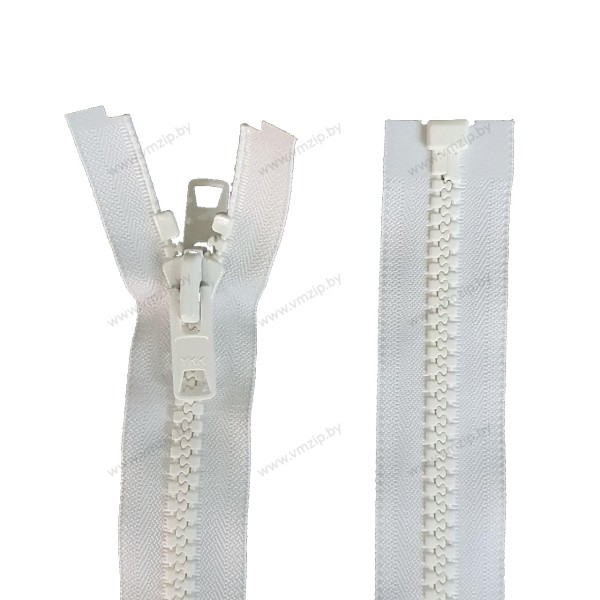 Молния с собачкой белая N10 42'', YKK1042