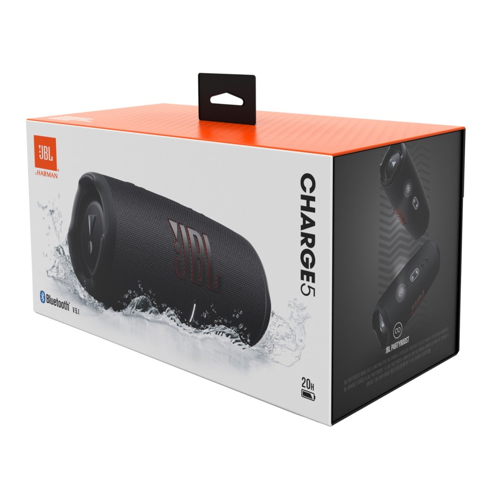 Портативная акустическая система JBL Charge 5 (черная)