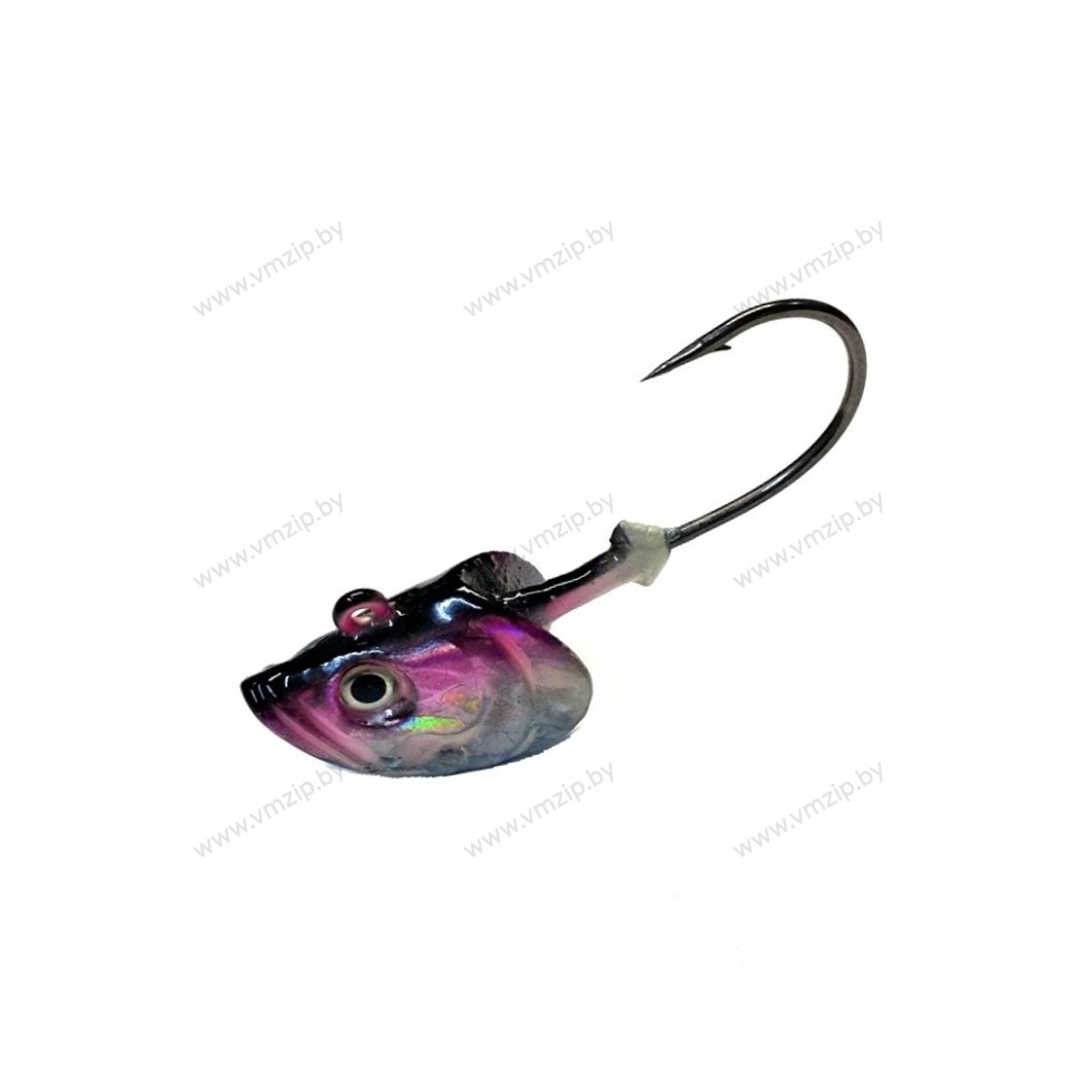 Джигголовка Fish Head Jig hook Realistic JF45P 45гр/5/0 розовый