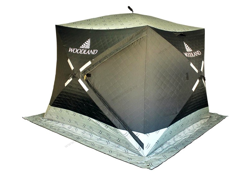 Палатка зимняя КУБ WOODLAND ULTRA утеплённая 205х205х190 см