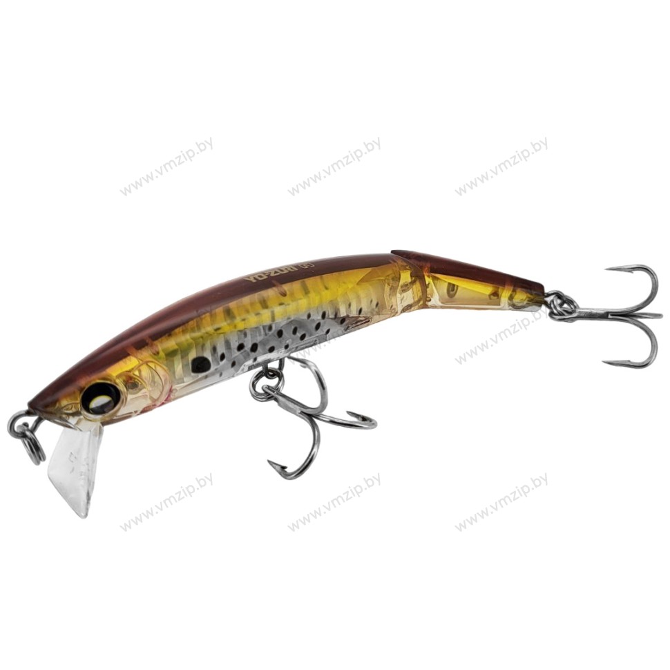 Воблер Yo-Zuri Crystal 3D Minnow Jointed 130F F1051-HBK 130мм 22гр