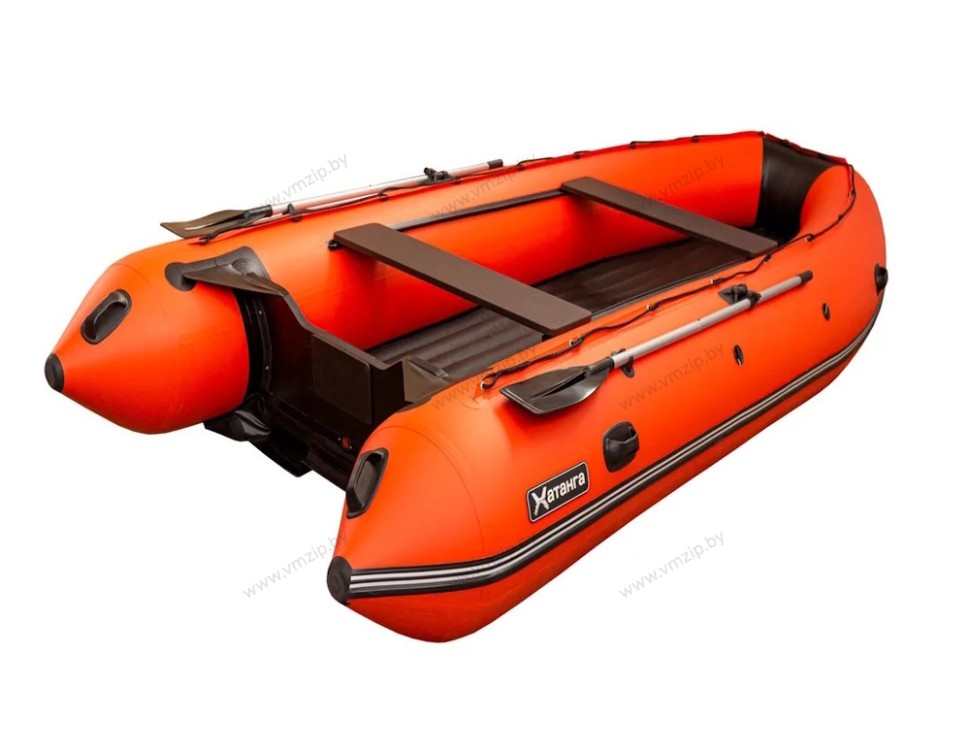 Лодка надувная моторная Хатанга Jet-475 НДНД красно-чёрная