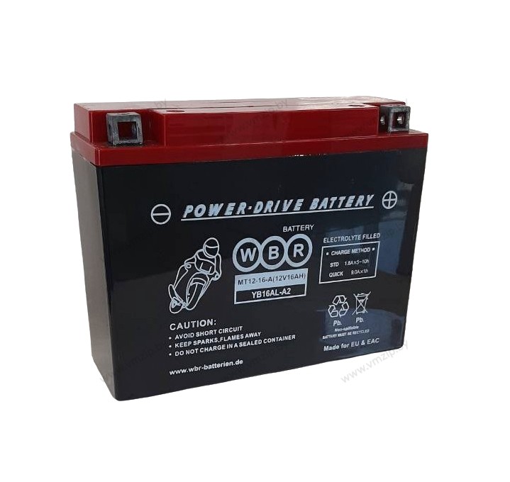 Аккумулятор VK540 WBR 205*70*162 MT12-16A