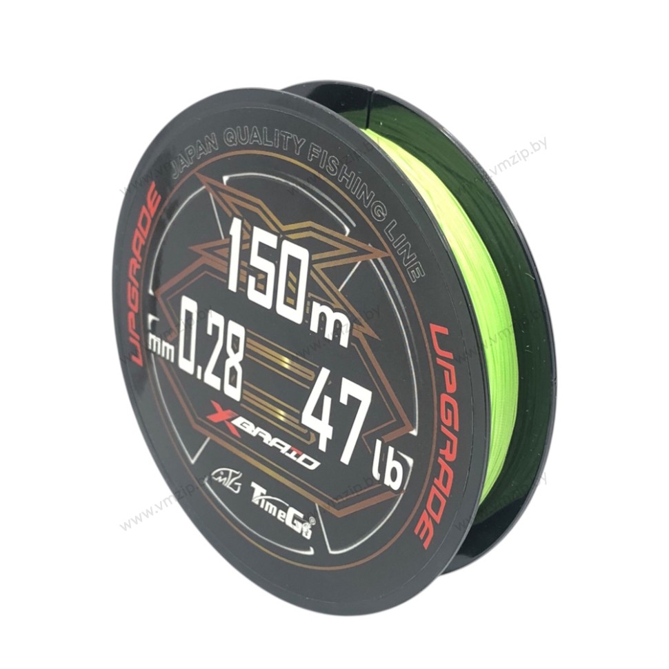 Леска плетёная Time Go Grade 0,28 мм 150 м. TG-28