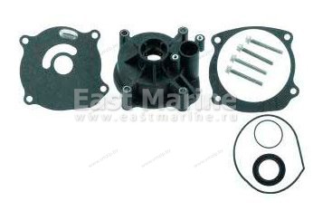 Корпус помпы в сборе Johnson V4 (77-78), V6 (76-78)