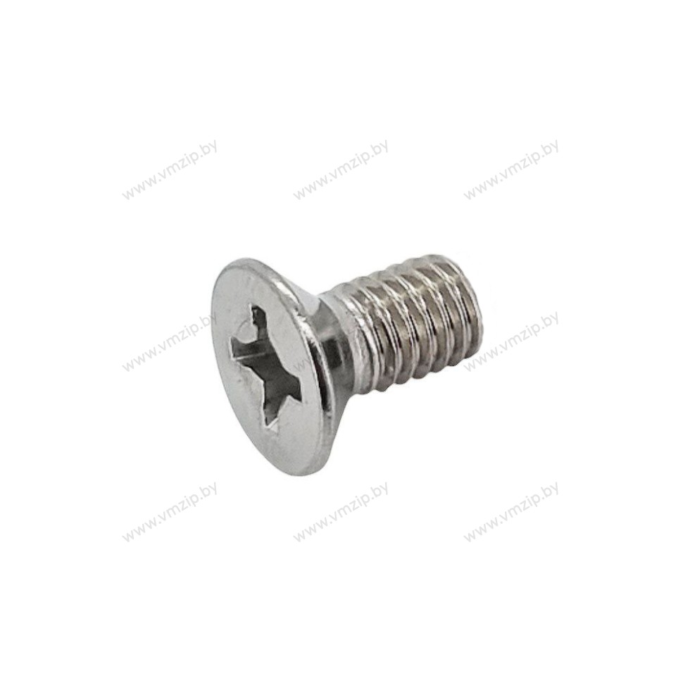 Винт с потайной головкой крестообразным шлицем M6*10 SF31863-25