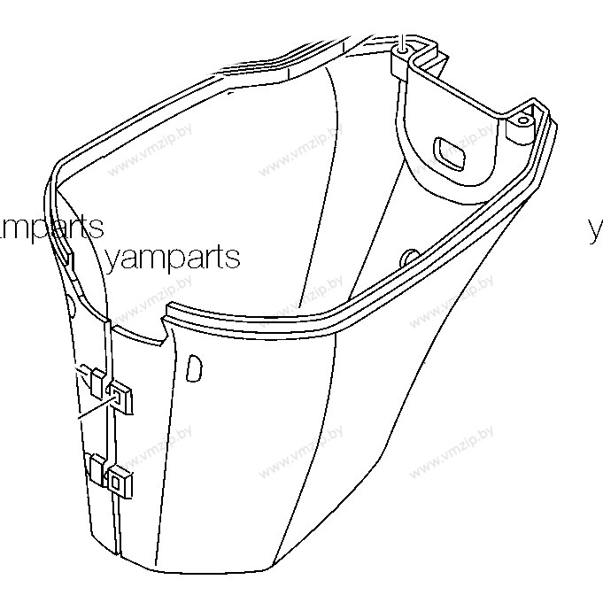Кожух дейдвуда Yamaha 6BG-42741-10-8D