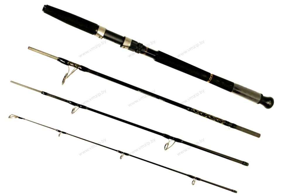 Удилище силовое спиннинговое DAIWA BG Travel Pilk 804XHFS 2,4м тест 50-200гр