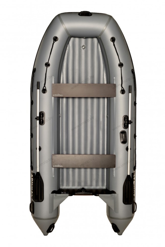 Лодка надувная моторная ADMIRAL 330CF с НДНД 3,3м красный/чёрный