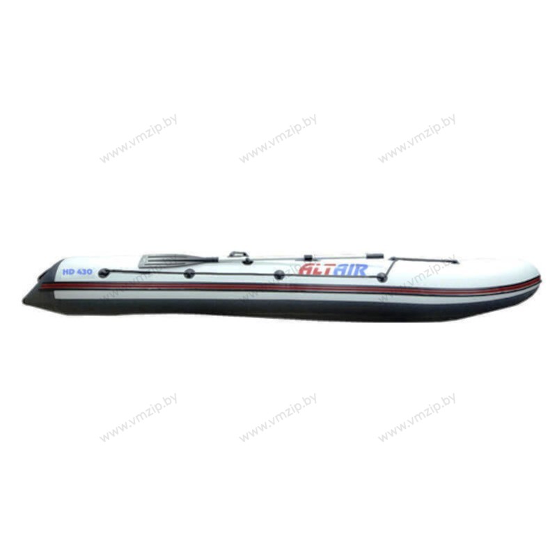 Лодка надувная моторная ALTAIR HD430 с НДНД белый/серый