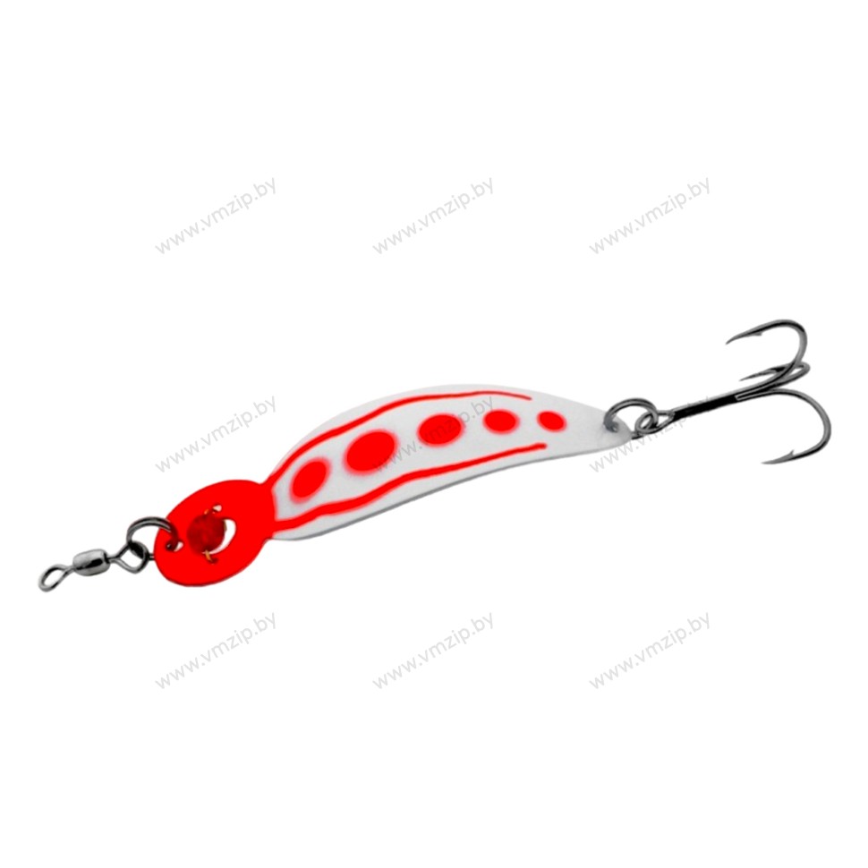 Блесна колеблющаяся GIBBS ONE EYE WIGGLER 0290-4FLRW 33гр