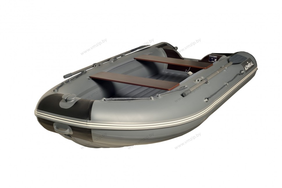 Лодка надувная моторная ADMIRAL 290 с НДНД 2,9м зелёный/чёрный