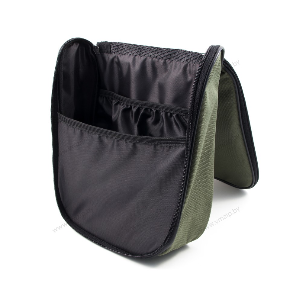 Косметичка СЛЕДОПЫТ "Дорожная" р.23х20,5х9 см, цв. олива Oxford/20/12/