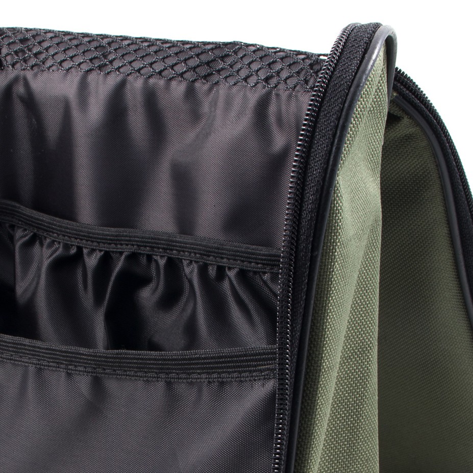 Косметичка СЛЕДОПЫТ "Дорожная" р.23х20,5х9 см, цв. олива Oxford/20/12/