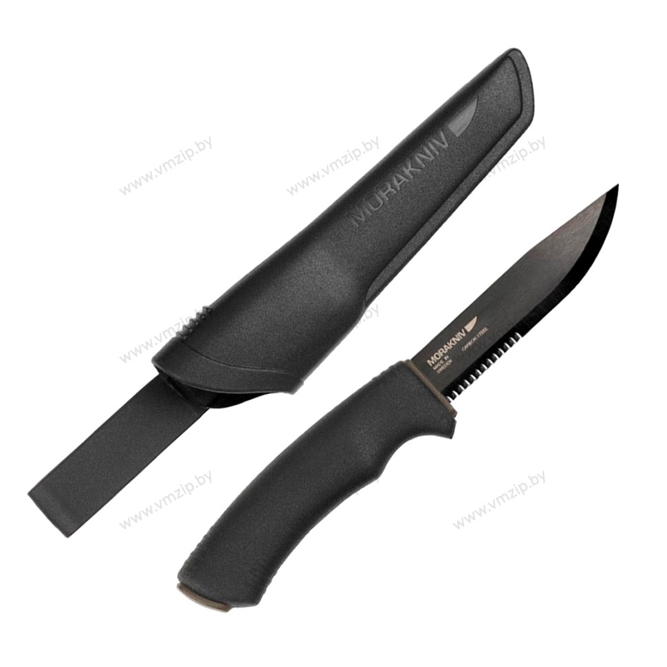 Нож туристический MORAKNIV Bushcraft Black SRT 12417
