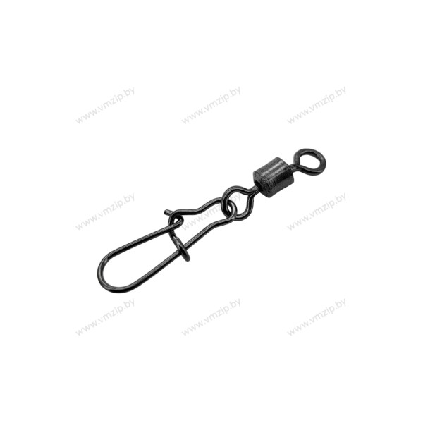 Карабин с вертлюгом Namazu ROLLING SWIVEL WITH NICE SNAP №4 тест:43кг уп. 10шт