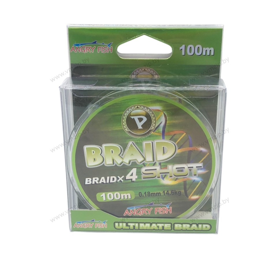 Леска плетёная Braid Shot 0,18 мм. 14,6 кг LP-18