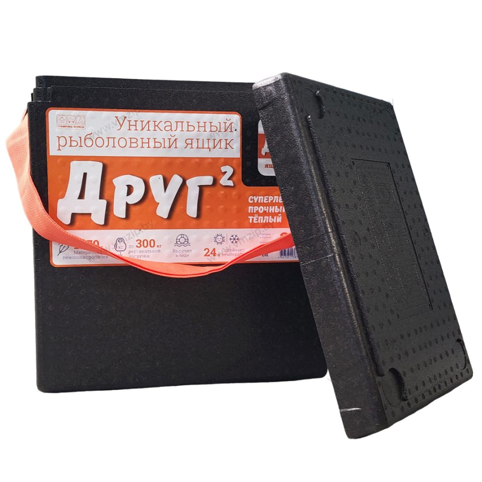Ящик для зимней рыбалки Camping World ДРУГ-2 30л 46,5х43х29см