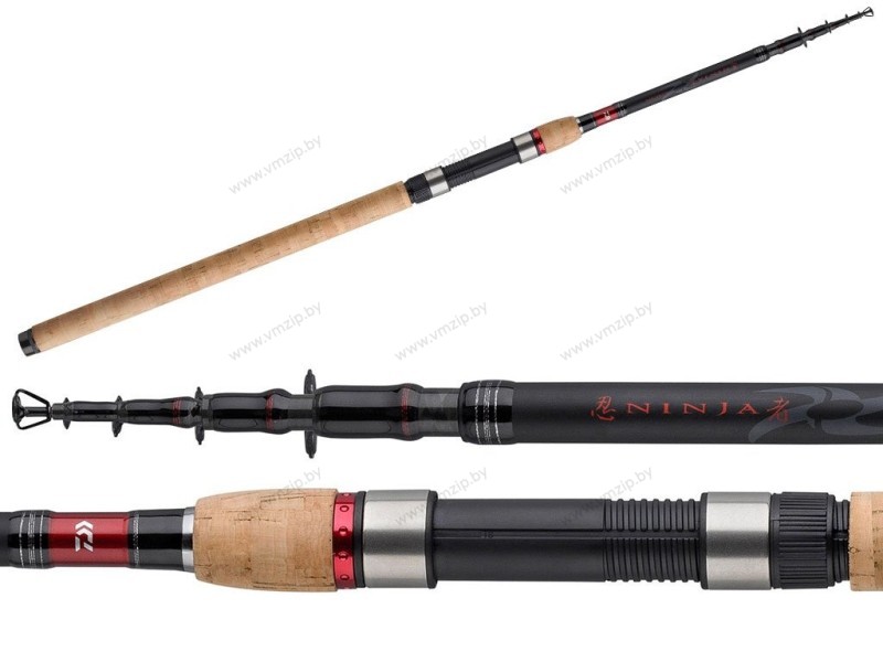 Удилище спиннинговое телескопическое DAIWA Ninja-X Tele Spin 2.40м тест 20-60гр 66144