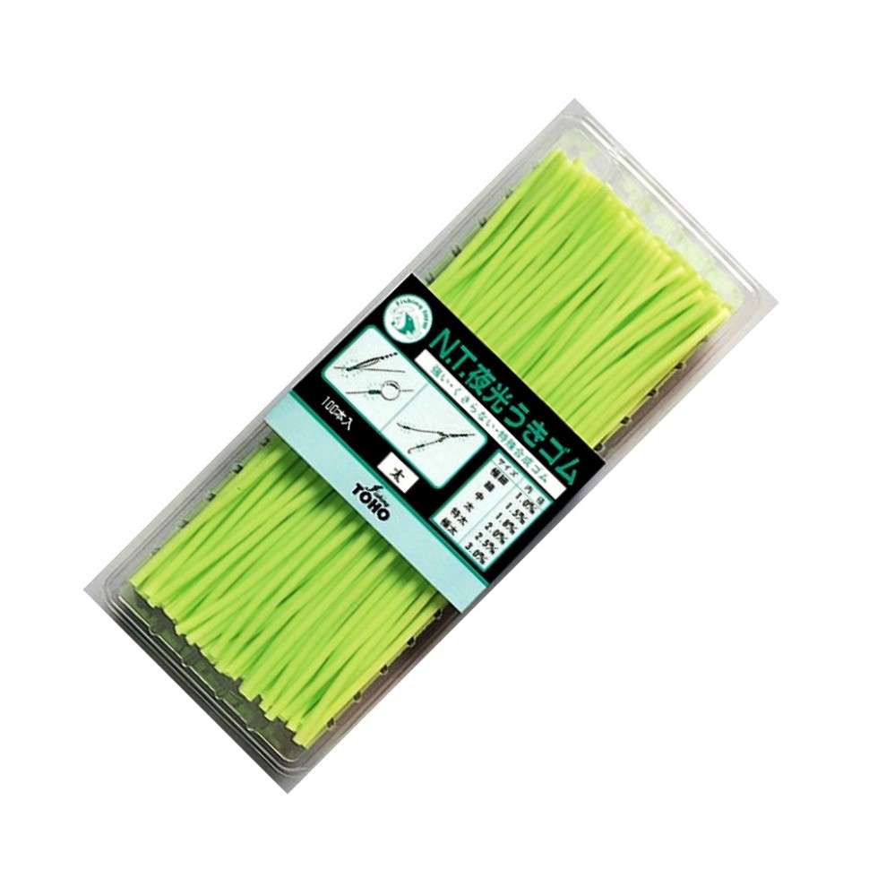 Кембрик силиконовый Toho N.T Luminous Rubber Tube Green 1мм зеленый