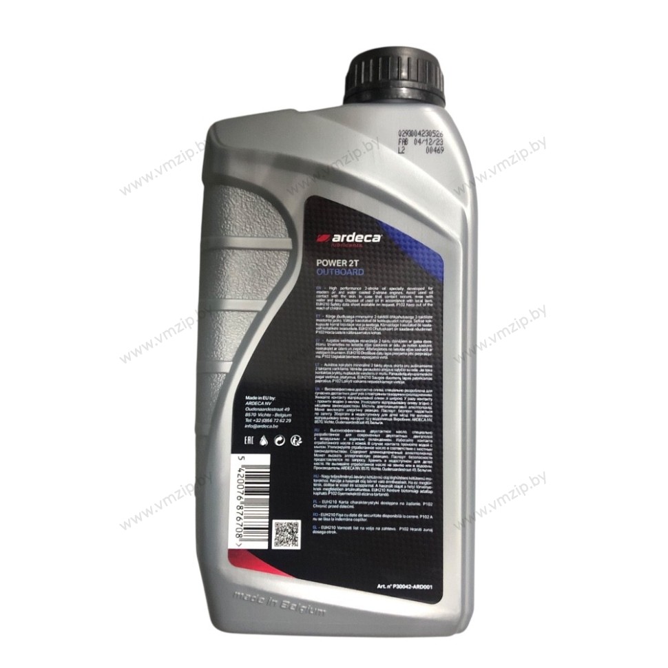 Мотор. масло ARDECA POWER 2T OUTBORD 1л. (м)P30042-ARD001