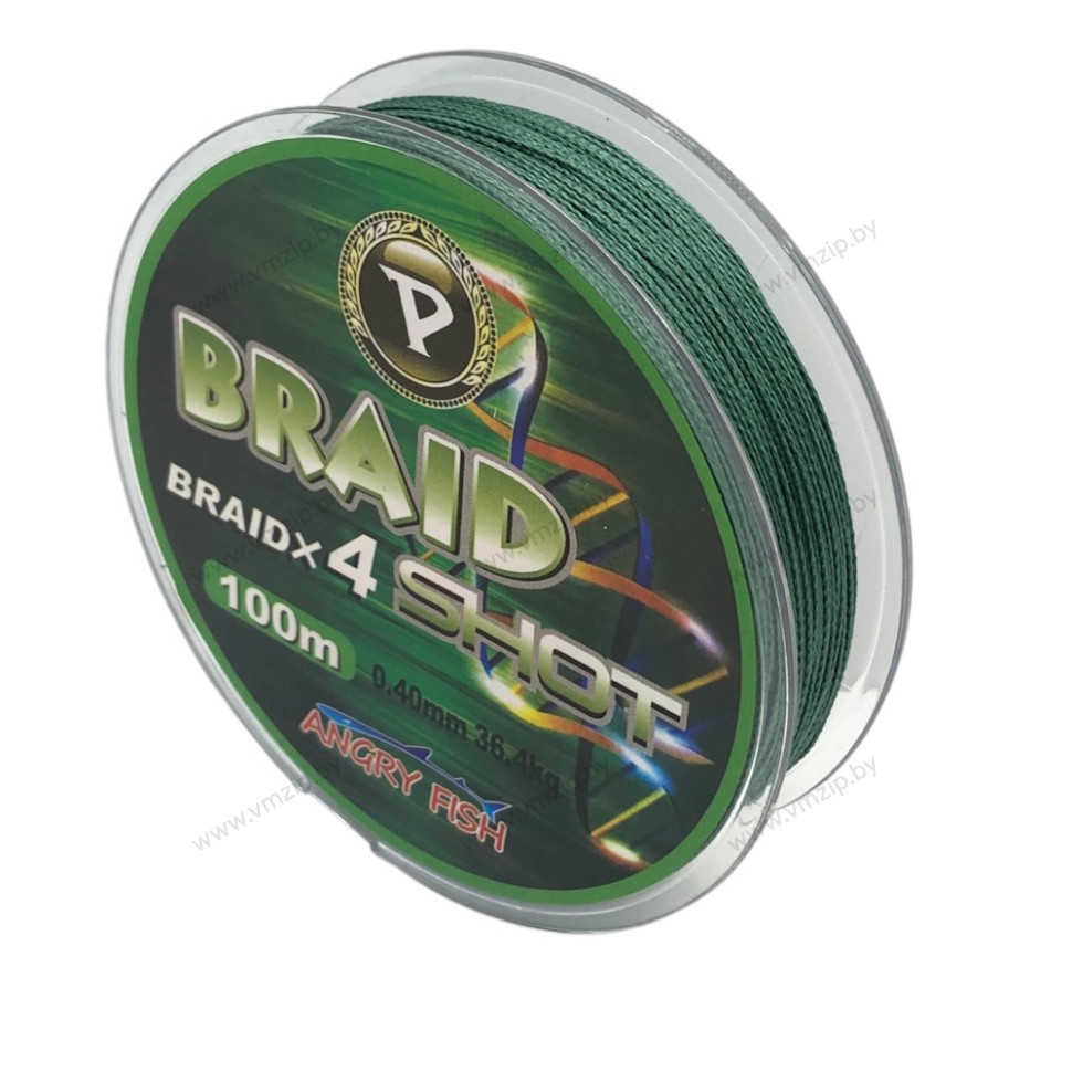 Леска плетёная Braid Shot 0,40 мм. 36,4 кг LP-40