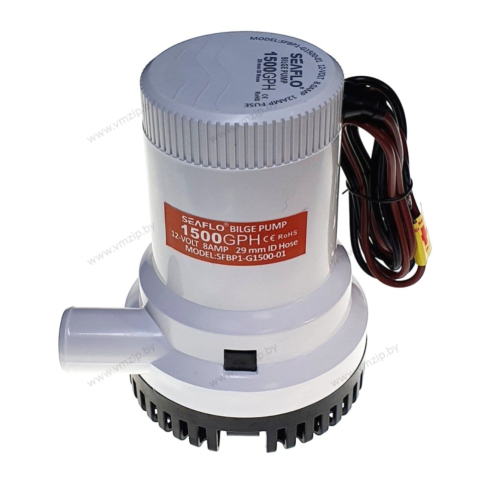 Помпа откачивающая 12V, 1500 GPH SFBP1-G1500-01